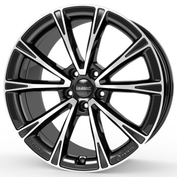 Диск Dezent AR Dark Black Polished R19 W8.5 PCD5x112 ET40 DIA66.6