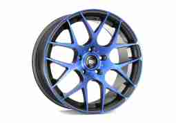 Диск RH Nbu Race Schwarz Blau Poliert R19 W9.5 PCD5x112 ET35 DIA72.6