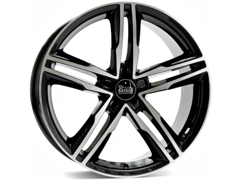 Диск MAM A1 Black Front Polished W8.0 R19 PCD5x112 ET30 DIA66.5