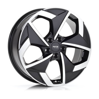 Диск Platin P104 Black Front Polished R19 W8.0 PCD5x108 ET48 DIA63.4