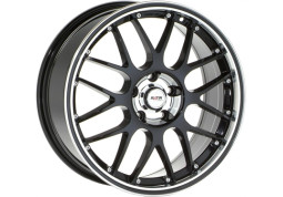 Диск Platin P61 Black Polished / Black Lip R15 W6.0 PCD4x100 ET45 DIA63.4