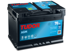 Акумулятор Tudor 6CT-70 Аз Start-and-Stop AGM (760EN) (євро) TK700