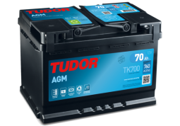 Аккумулятор  Tudor 6CT-70 Аз Start-and-Stop AGM (760EN) (евро) TK700
