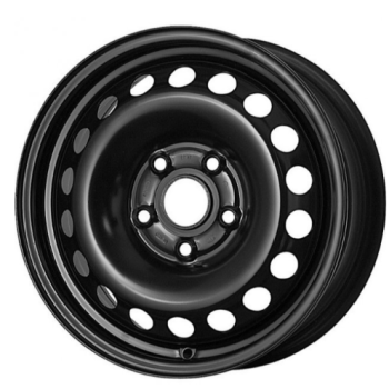 Диск Steel Skoda, VW, Seat Black R15 W6.0 PCD5x100 ET38 DIA57.0