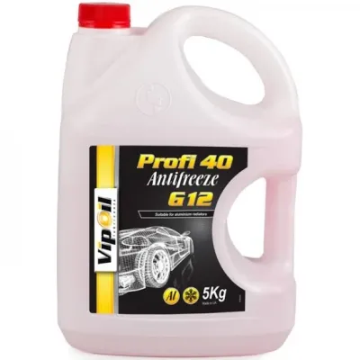Антифриз VipOil G12 Profi 40 (красный) 5кг