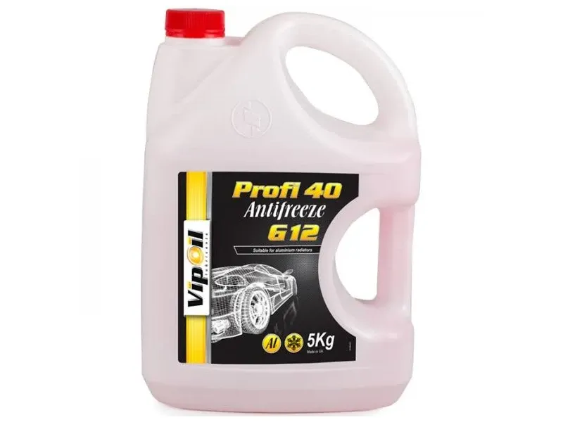 Антифриз VipOil G12 Profi 40 (красный) 5кг