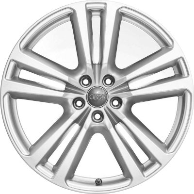 Диск Audi OEM 4M0601025G Silver R20 W8.0 PCD5x112 ET28 DIA66.6