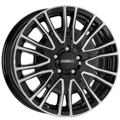 Диск Dezent KE Dark Black Polished R16 W6.5 PCD5x118 ET55 DIA71.1