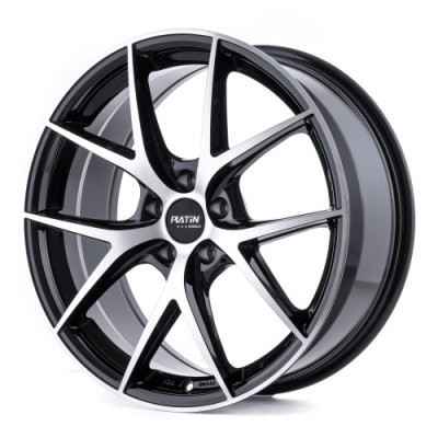 Диск Platin P94 Black Front Polished R20 W8.5 PCD5x114.3 ET40 DIA72.5