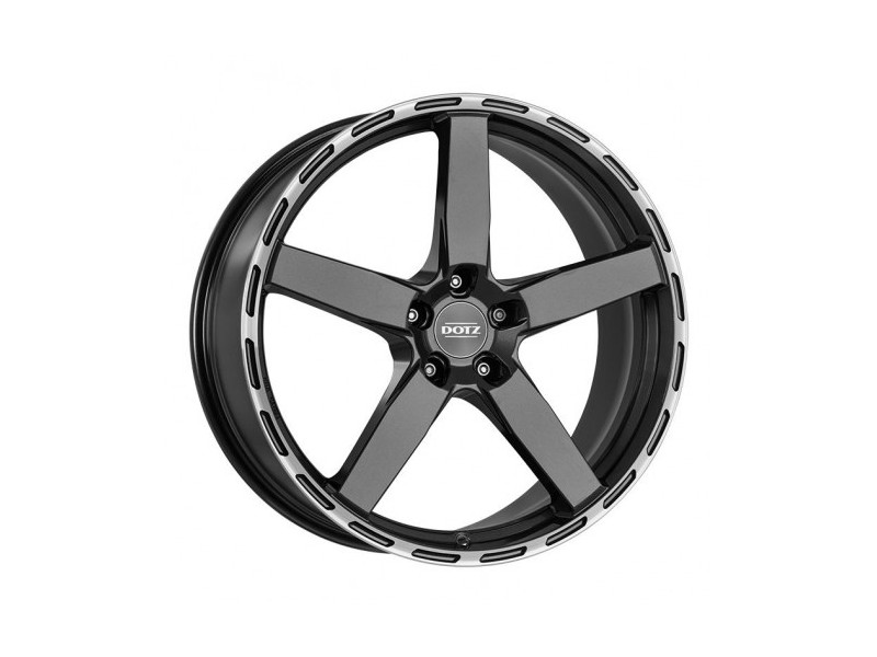 Диск Dotz MarinaBay Dark Gunmetal Polished Lip R20 W8.5 PCD5x112 ET35 DIA70.1