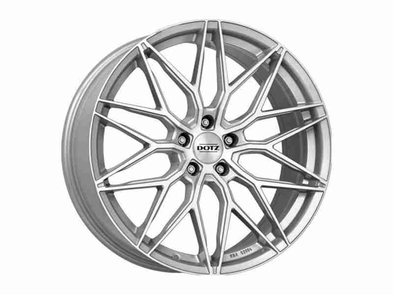 Диск Dotz Suzuka Blaze Silver Polished R19 W9.5 PCD5x112 ET25 DIA70.1