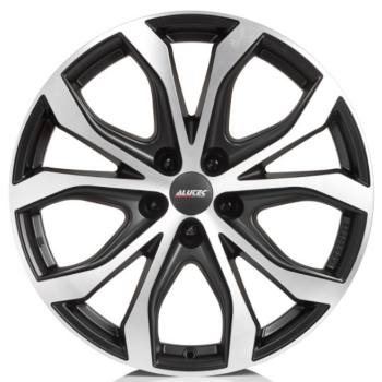 Диск Alutec W10 Racing Black Front Polished R18 W8.0 PCD5x112 ET39 DIA66.5