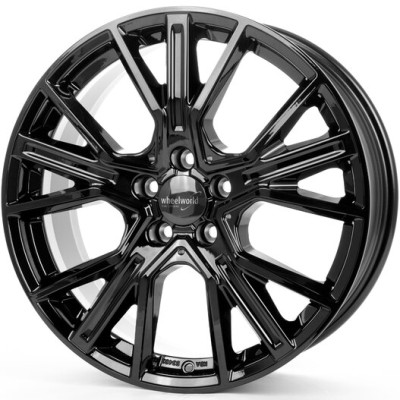 Диск Wheelworld WH34 Black Glossy R20 W9.0 PCD5x112 ET40 DIA66.6