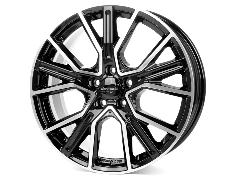 Диск Wheelworld WH34 Black Polished R19 W8.5 PCD5x112 ET30 DIA66.6