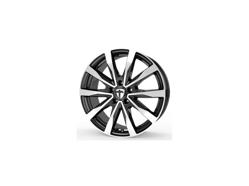 Диск Tomason TN28 Flow Black Polished R18 W7.5 PCD5x118 ET53 DIA71.1
