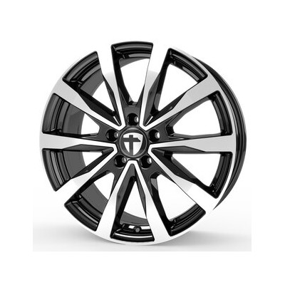 Диск Tomason TN28 Flow Black Polished R18 W7.5 PCD5x120 ET53 DIA65.1