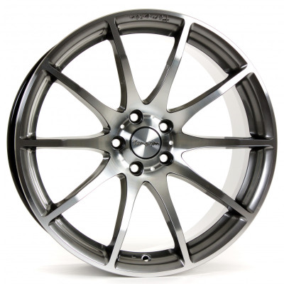 Диск Tomason TN1 hyperblack poliert R17 W8.0 PCD5x100 ET35 DIA63.4