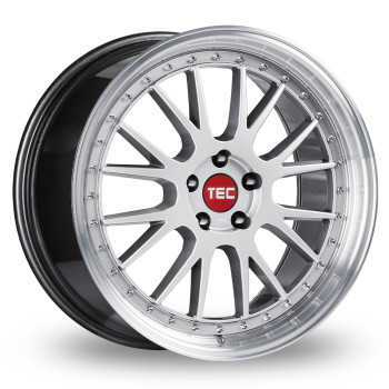 Диск Tec Speedwheels GT EVO Silver Polished Lip R18 W8.0 PCD5x114.3 ET45 DIA72.5