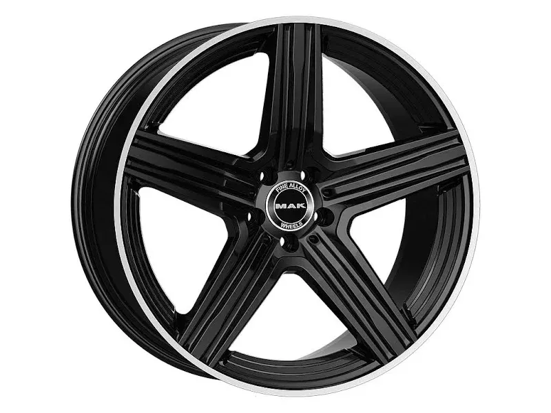 Диск Mak Lewis-D Gloss Black Mirror Ring R20 W9.5 PCD5x112 ET57 DIA66.6