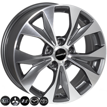 Диск Zorat Wheels BK606 GP R16 W6.5 PCD5x114.3 ET45 DIA67.1