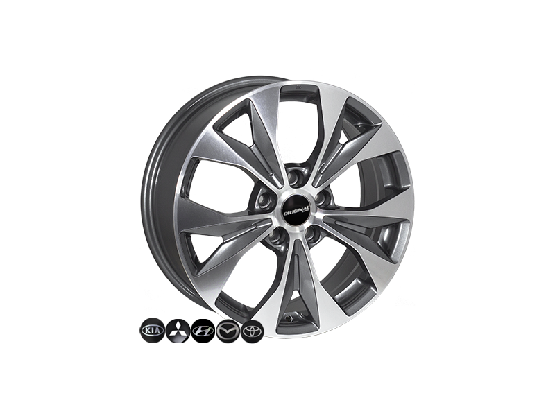 Диск Zorat Wheels BK606 GP R16 W6.5 PCD5x114.3 ET45 DIA67.1