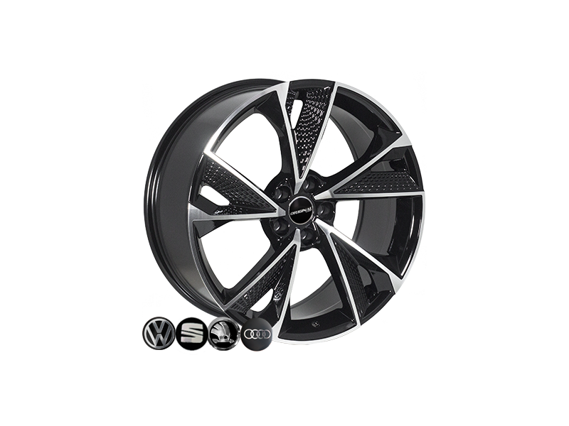 Диск ZF 1566 BMF R18 W8.0 PCD5x112 ET35 DIA66.6