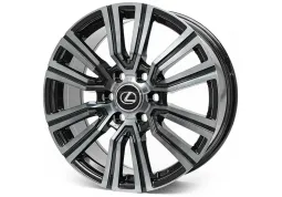 Диск Replica Lexus 1754 Black Dark Machined Face R20 W8.5 PCD6x139.7 ET45 DIA95.1