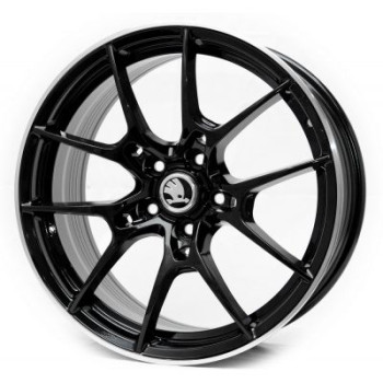 Диски Replica Skoda KW11 MBL R16 W7.0 PCD5x112 ET35 DIA66.6