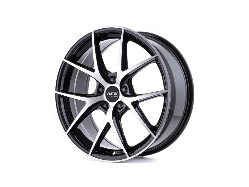Диск Platin P94 Black Front Polished R19 W8.0 PCD5x114.3 ET40 DIA72.5