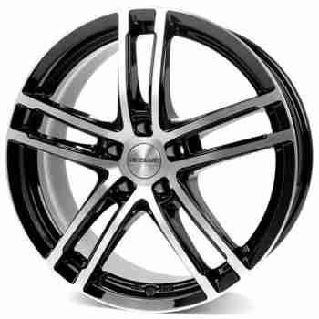 Диск Dezent TZ Dark Black Polished R17 W7.0 PCD5x112 ET48.5 DIA66.6