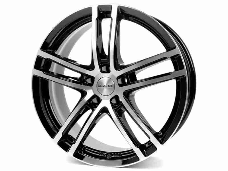 Диск Dezent TZ Dark Black Polished R17 W7.0 PCD5x112 ET48.5 DIA66.6