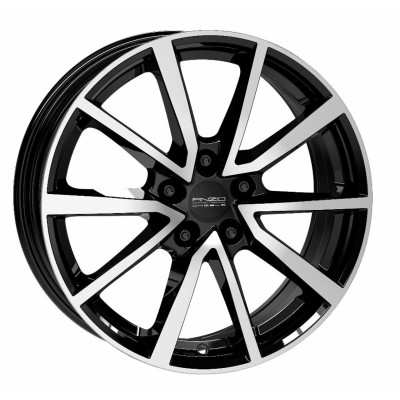 Диск Anzio Vec Diamond Black Front Polished R17 W7.0 PCD5x112 ET45 DIA57.1