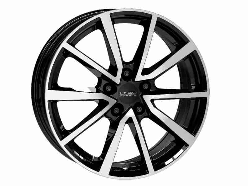 Диск Anzio Vec Diamond Black Front Polished R16 W6.5 PCD5x114.3 ET40 DIA70.1