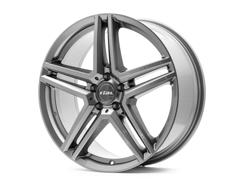Диск Rial M10X metal grey R17 W7.5 PCD5x112 ET51 DIA66.5