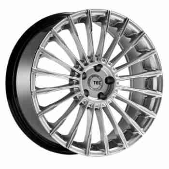 Диск Tec Speedwheels GT5 Hyper Silver R19 W9.5 PCD5x112 ET25 DIA66.6