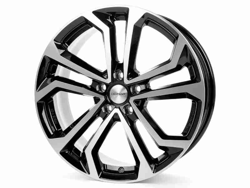 Диск Dezent TA Dark Black Polished R17 W7.5 PCD5x112 ET36 DIA66.6