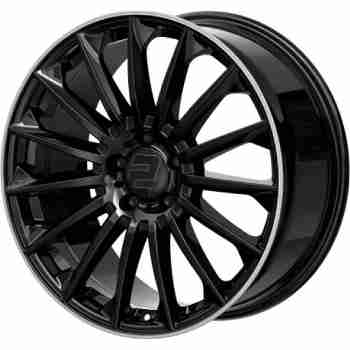 Диск Wheelworld WH39 Black Polished Lip R19 W8.5 PCD5x112 ET35 DIA66.6