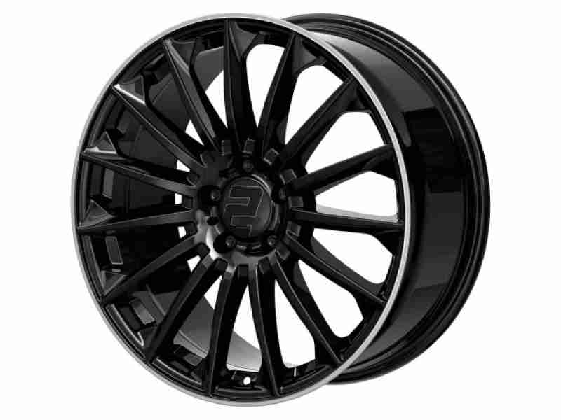 Диск Wheelworld WH39 Black Polished Lip R19 W8.5 PCD5x112 ET35 DIA66.6