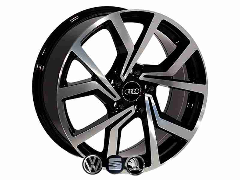 Диск Zorat Wheels BK5125 BKP R17 W7.5 PCD5x100 ET45 DIA57.1