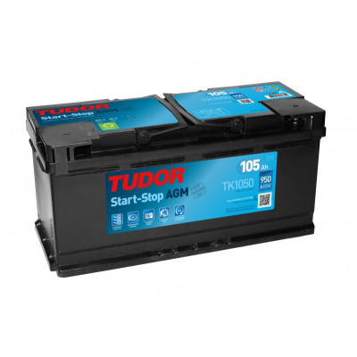 Аккумулятор  Tudor 6CT-105 Аз Start-and-Stop AGM  (950EN) (евро) TK1050