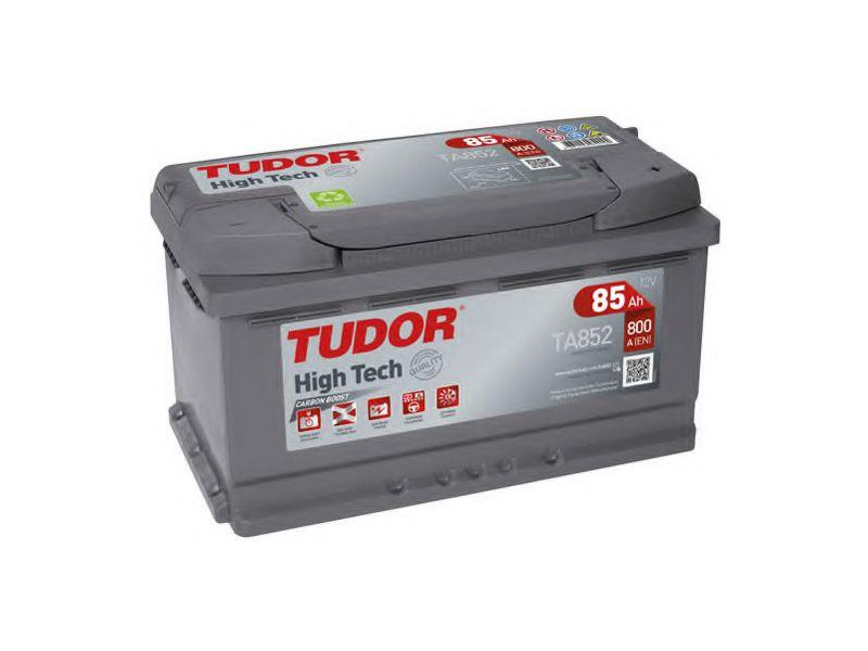 Аккумулятор  Tudor 6CT-85 Аз HIGH-TECH  (800EN) (евро) TA852