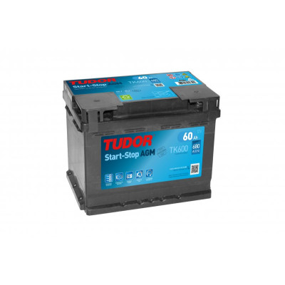 Акумулятор Tudor 6CT-60 Аз Start-and-Stop AGM  (680EN) (євро) TK600