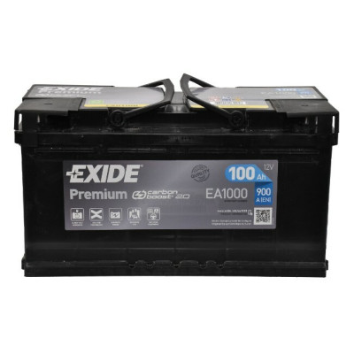 Акумулятор EXIDE 6CT-100 Аз Premium Exide (900EN) (євро) EA1000