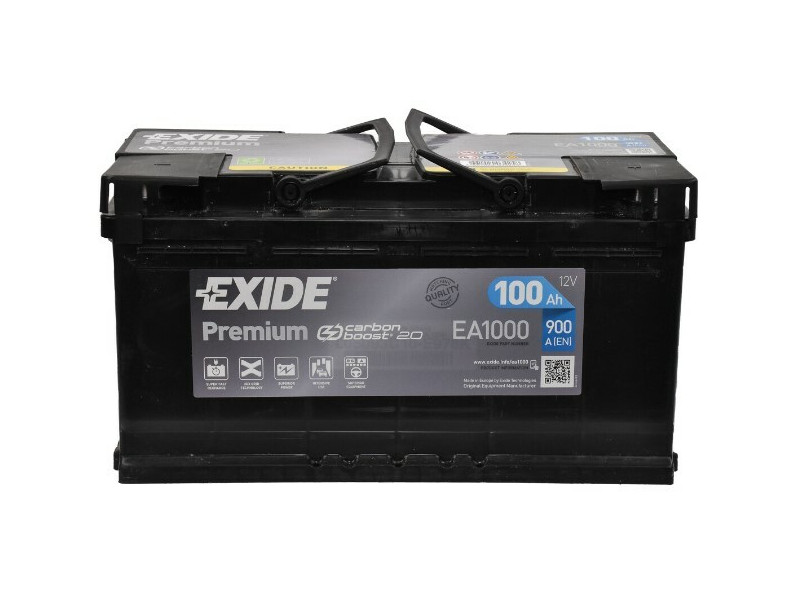Аккумулятор  EXIDE 6CT-100 Аз Premium Exide (900EN) (евро) EA1000