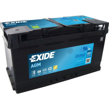 Акумулятор EXIDE 6CT-96 Аз Start-and-Stop AGM Exide (850EN) (євро) EK960