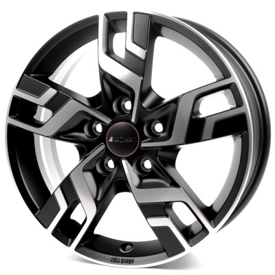 Диск Ronal R64 Jetblack Matt Frontkopiert R16 W6.5 PCD5x118 ET60 DIA71.2