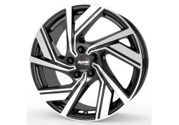 Диск Platin P114 Black Front Polished R18 W7.5 PCD5x114.3 ET35 DIA73.1