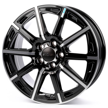 Диск Ronal R60 Jetblack Frontkopiert R16 W6.5 PCD5x114.3 ET50 DIA82.0