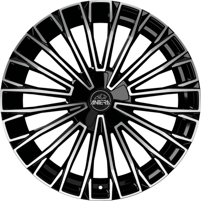 Диск Antera A103 Piano Black Diamond R22 W11.5 PCD5x130 ET55 DIA71.6