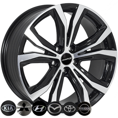 Диск ZF FE193 BMF R17 W7.0 PCD5x114.3 ET35 DIA67.1
